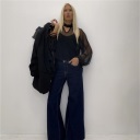 maglia due pezzi trasparente tulle